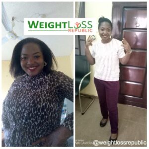 Nigerian weightloss. Before and after. Sustainable Nigerian Weightloss